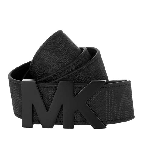 michael kors belt mens black|Michael Kors black designer belts.